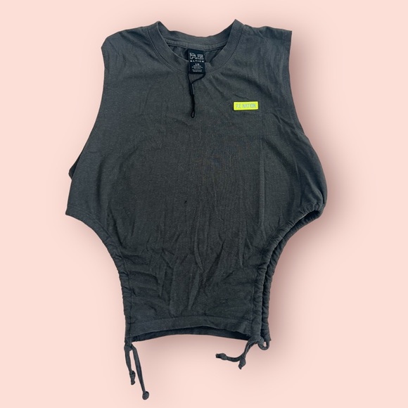 P.E NATION | Cropped Tank Grey L - Picture 4 of 7